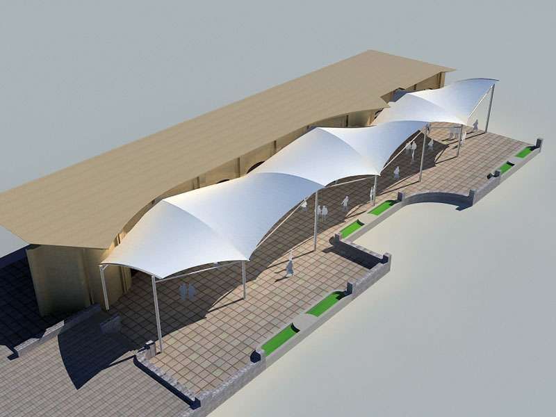 Porch Tensile Shed